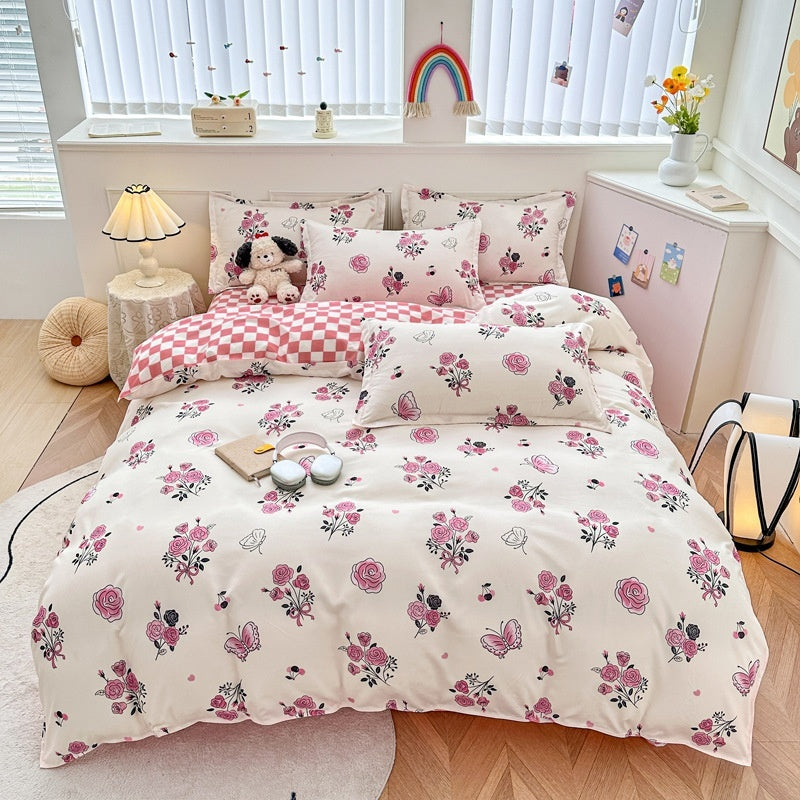 Pure Cotton Bed Sheet Set – Minimalist Home Bedding