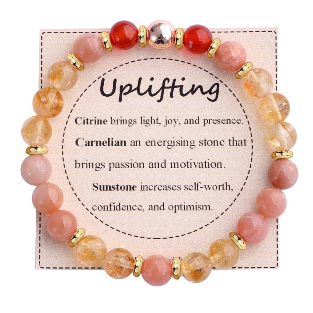 Adjustable Natural Stone Bracelet – Handmade Healing Crystal Jewelry