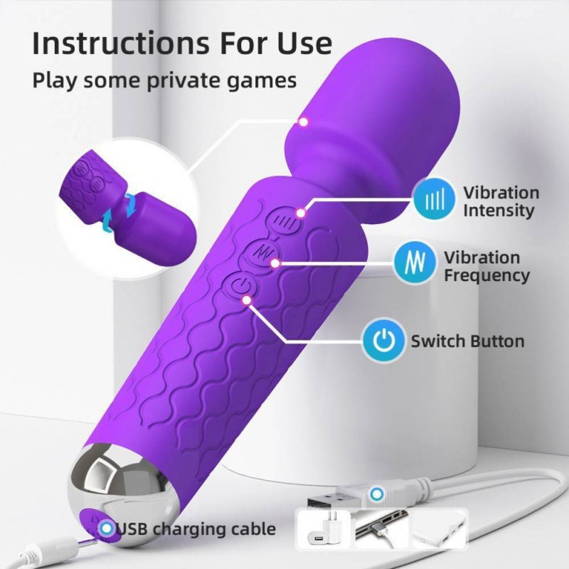 Powerful Wand Massager – Clitoral Stimulation Adult Wellness Device
