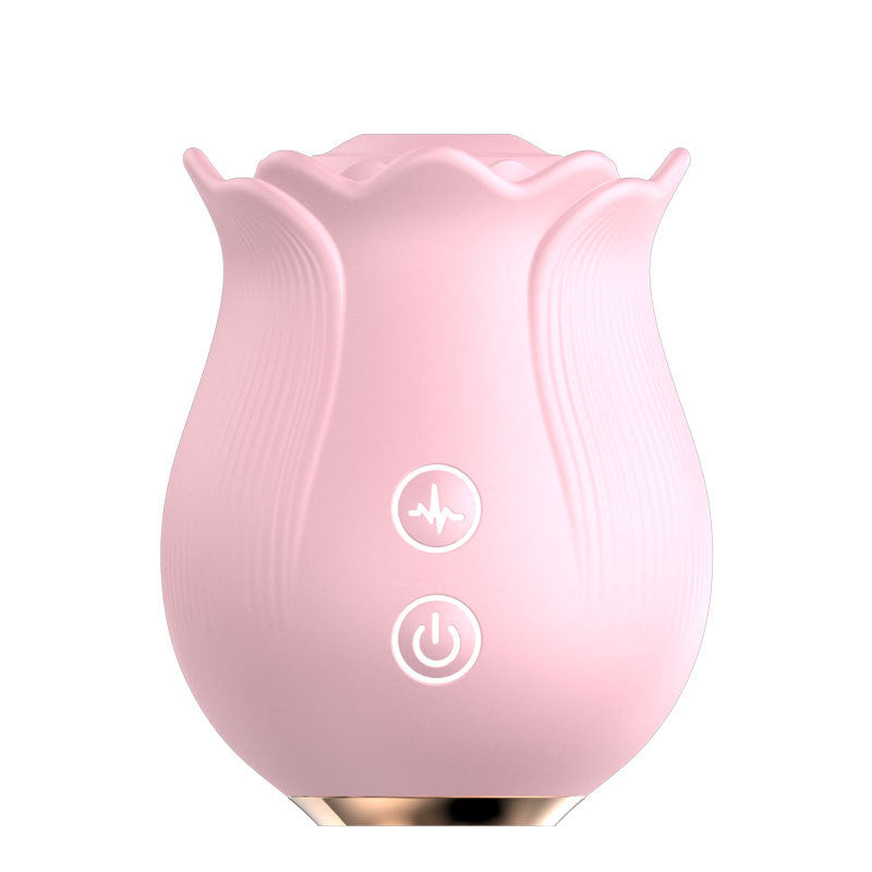 Rose Design Retractable Wellness Massage Tool – Handheld Relaxation Device