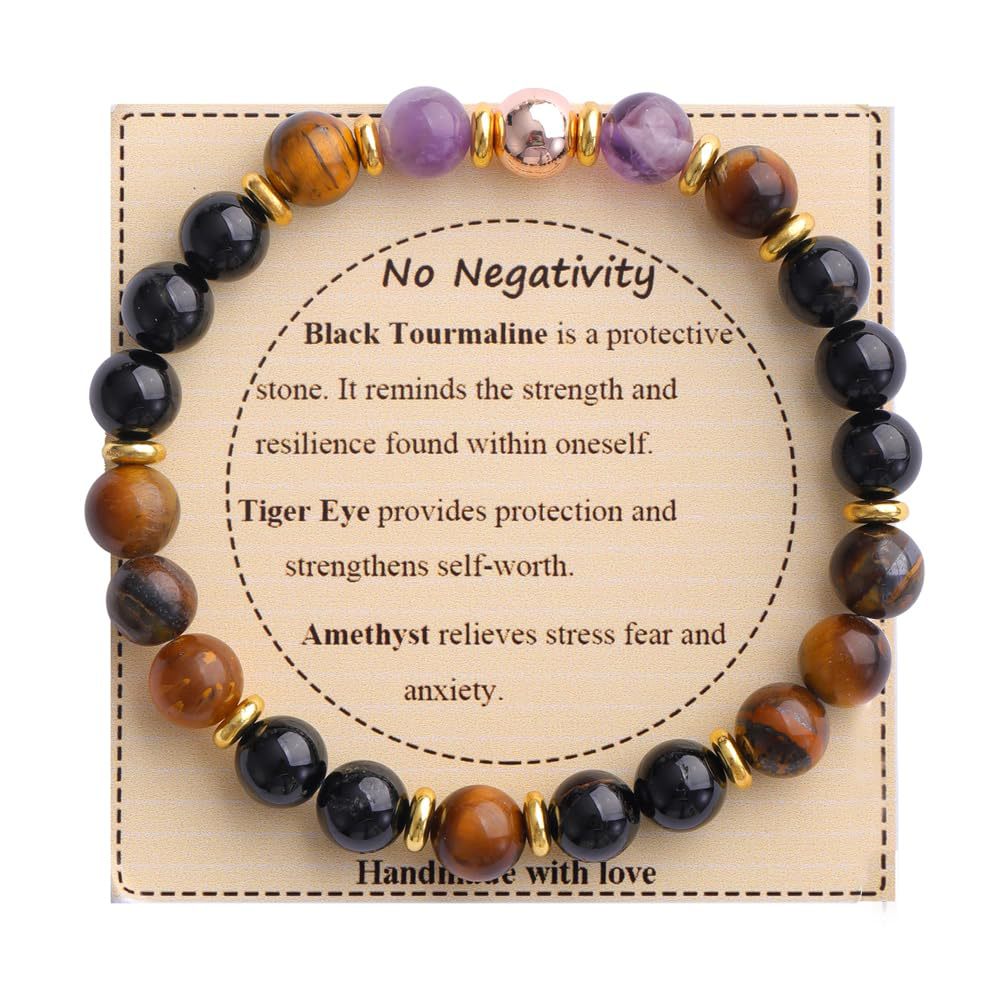 Adjustable Natural Stone Bracelet – Handmade Healing Crystal Jewelry