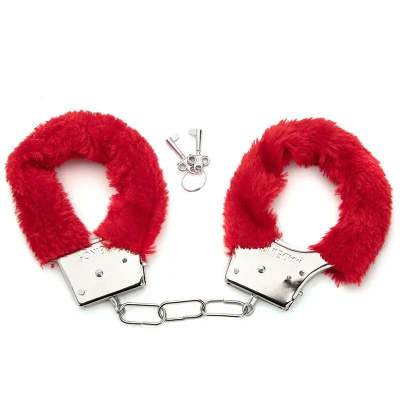 Valentine’s Plush Handcuff Toy – Soft Roleplay Party Accessory