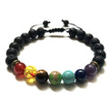 Handmade Natural 7 Chakra Healing Crystal Bracelet – Energy Beaded Jewelry