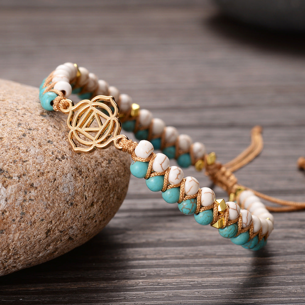 Seven Chakra Meditation Bracelet – Handmade Healing Crystal Jewelry