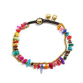 Natural Crushed Stone Anklet – Handmade Healing Crystal Jewelry