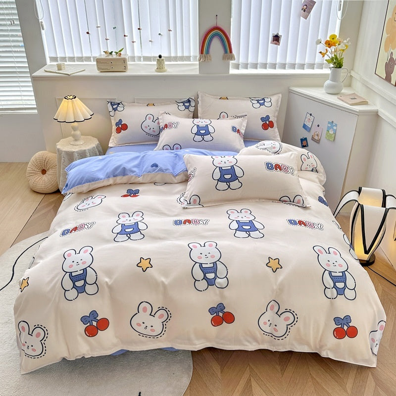 Pure Cotton Bed Sheet Set – Minimalist Home Bedding
