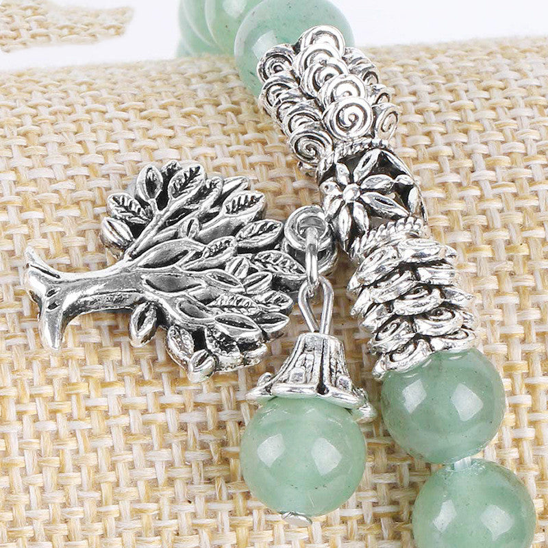 Natural Green Aventurine Bracelet – Handmade Crystal Jewelry