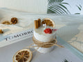 Cinnamon Lemon Aromatherapy Candle – Indoor Round Cup Fragrance