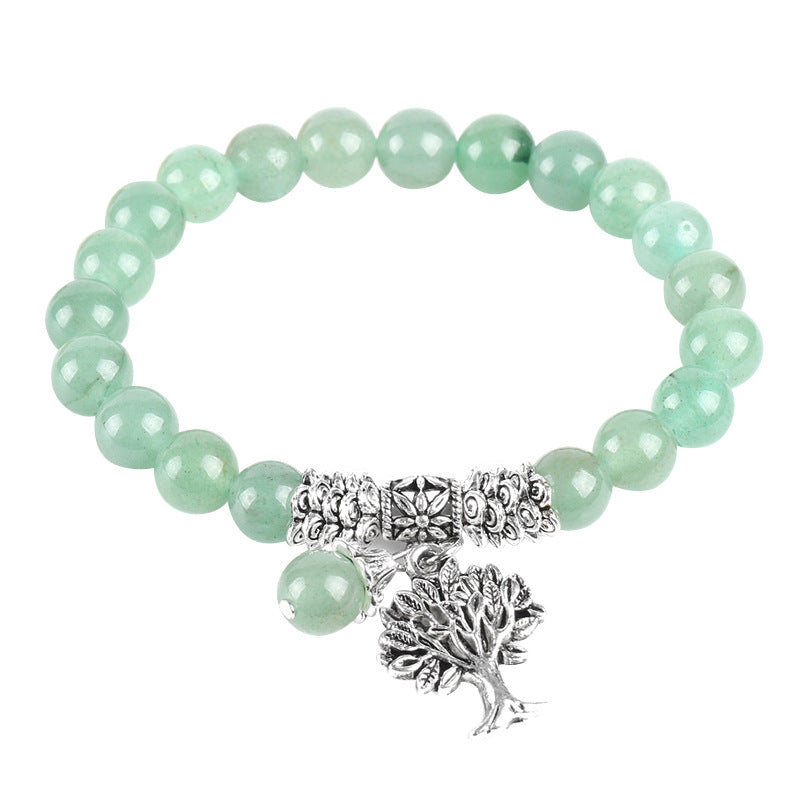 Natural Green Aventurine Bracelet – Handmade Crystal Jewelry