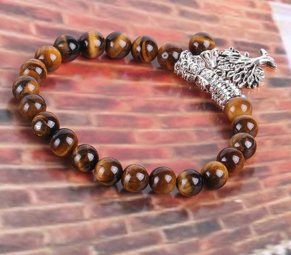 Handmade Tree of Life Natural Stone Bracelet – Spiritual Healing Crystal Jewelry