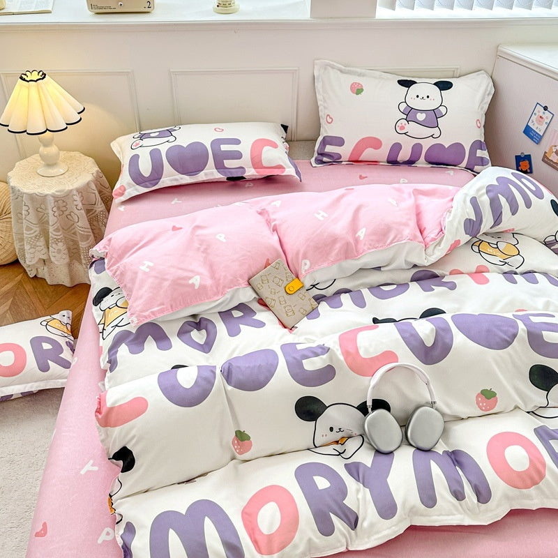 Pure Cotton Bed Sheet Set – Minimalist Home Bedding