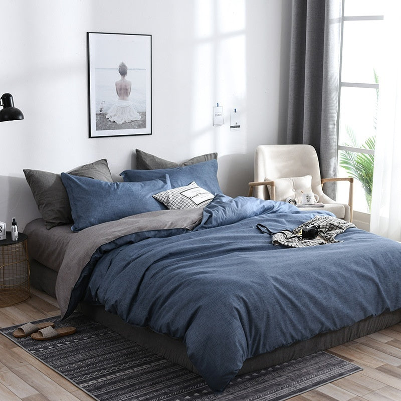 Pure Cotton Bed Sheet Set – Minimalist Home Bedding