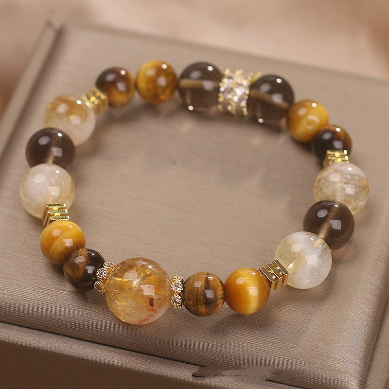 Handmade Natural Citrine Bracelet – Women’s Crystal Jewelry