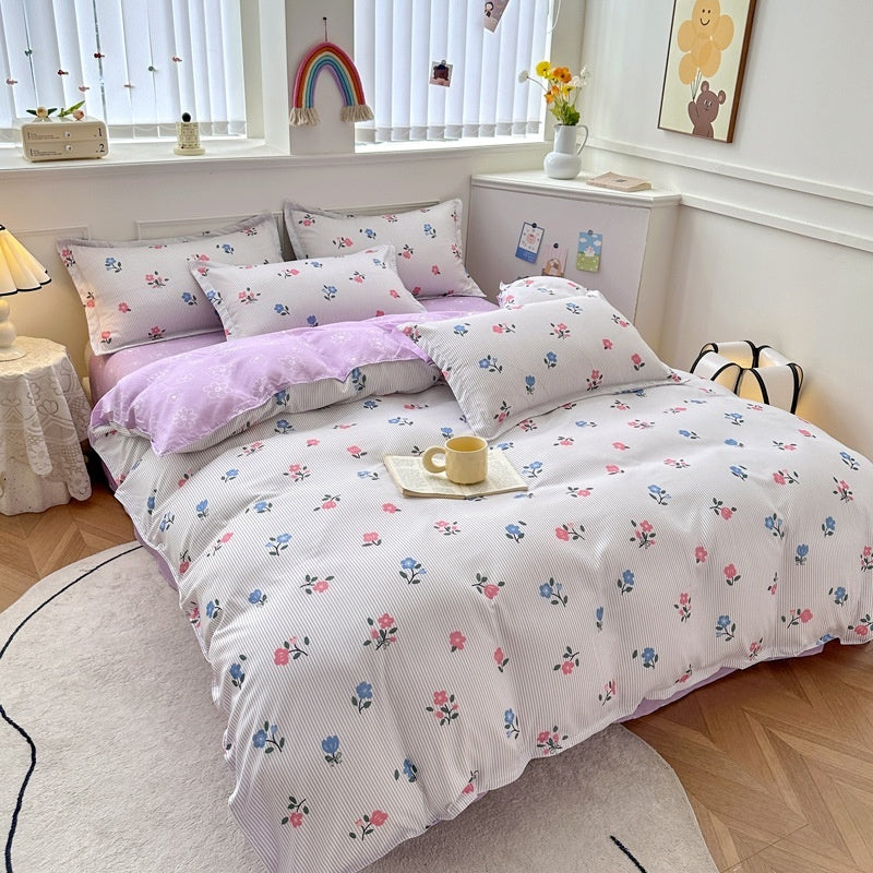 Pure Cotton Bed Sheet Set – Minimalist Home Bedding