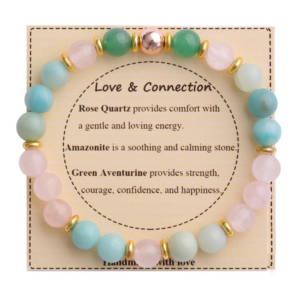 Adjustable Natural Stone Bracelet – Handmade Healing Crystal Jewelry