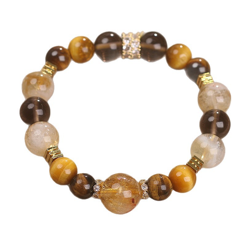 Handmade Natural Citrine Bracelet – Women’s Crystal Jewelry