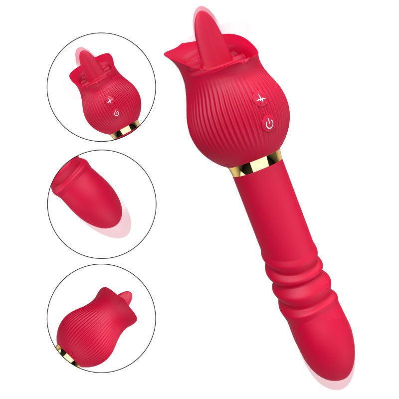Rose Personal Wellness Massager – Rechargeable Silicone Device