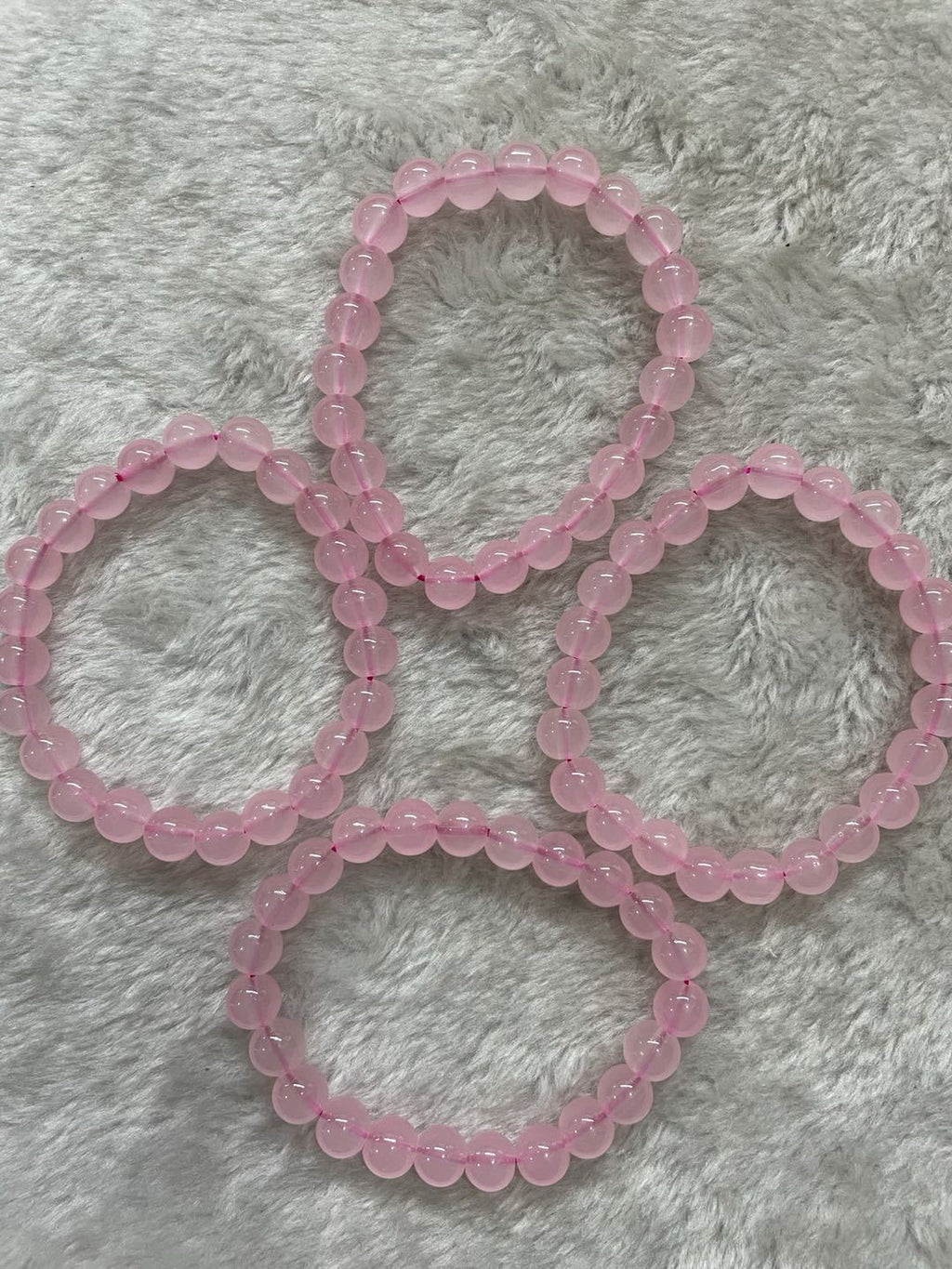 Natural Rose Quartz Healing Bracelet – Fresh & Minimalist Crystal Jewelry