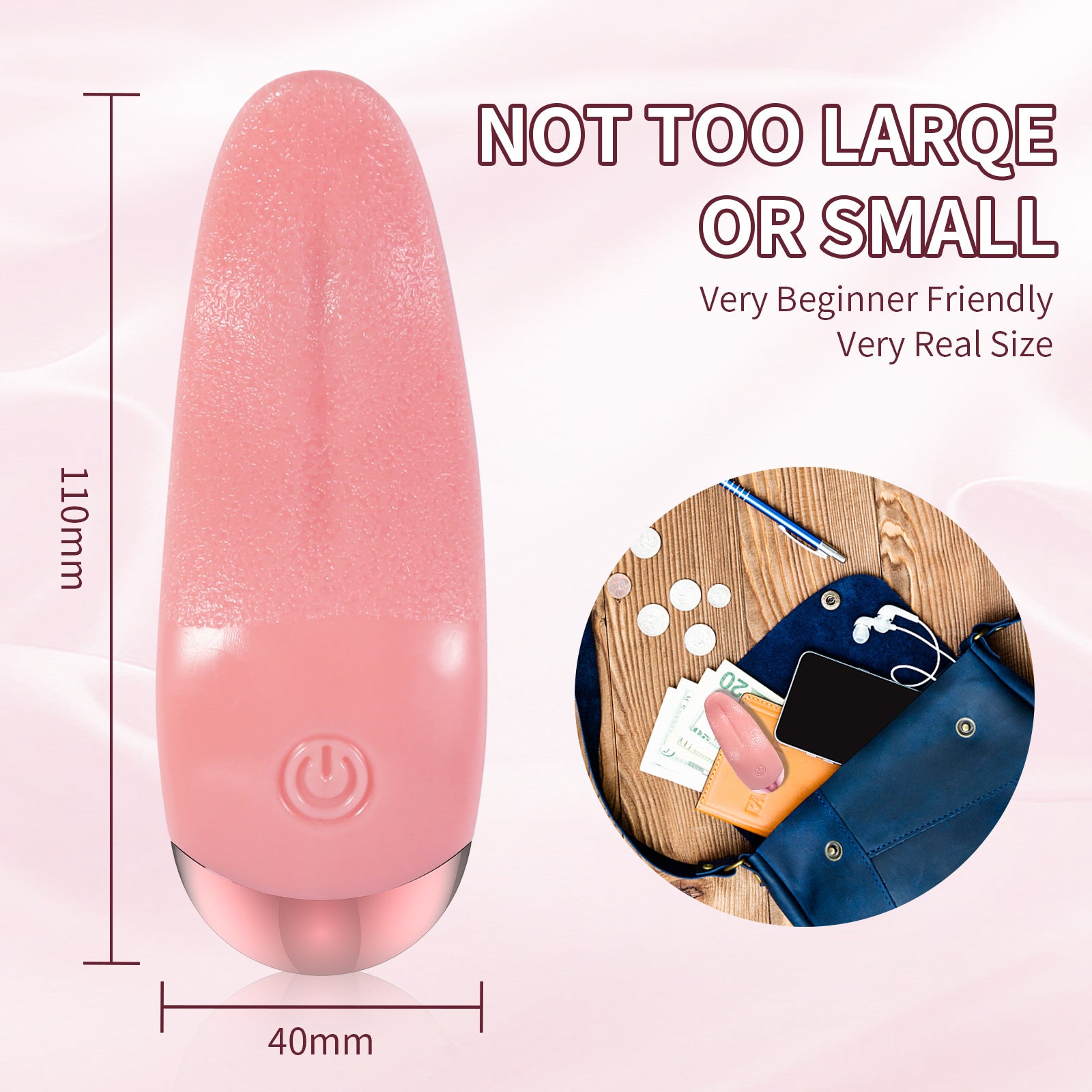 Smart APP Controlled Personal Wellness Device – Wireless Vibrating Massager