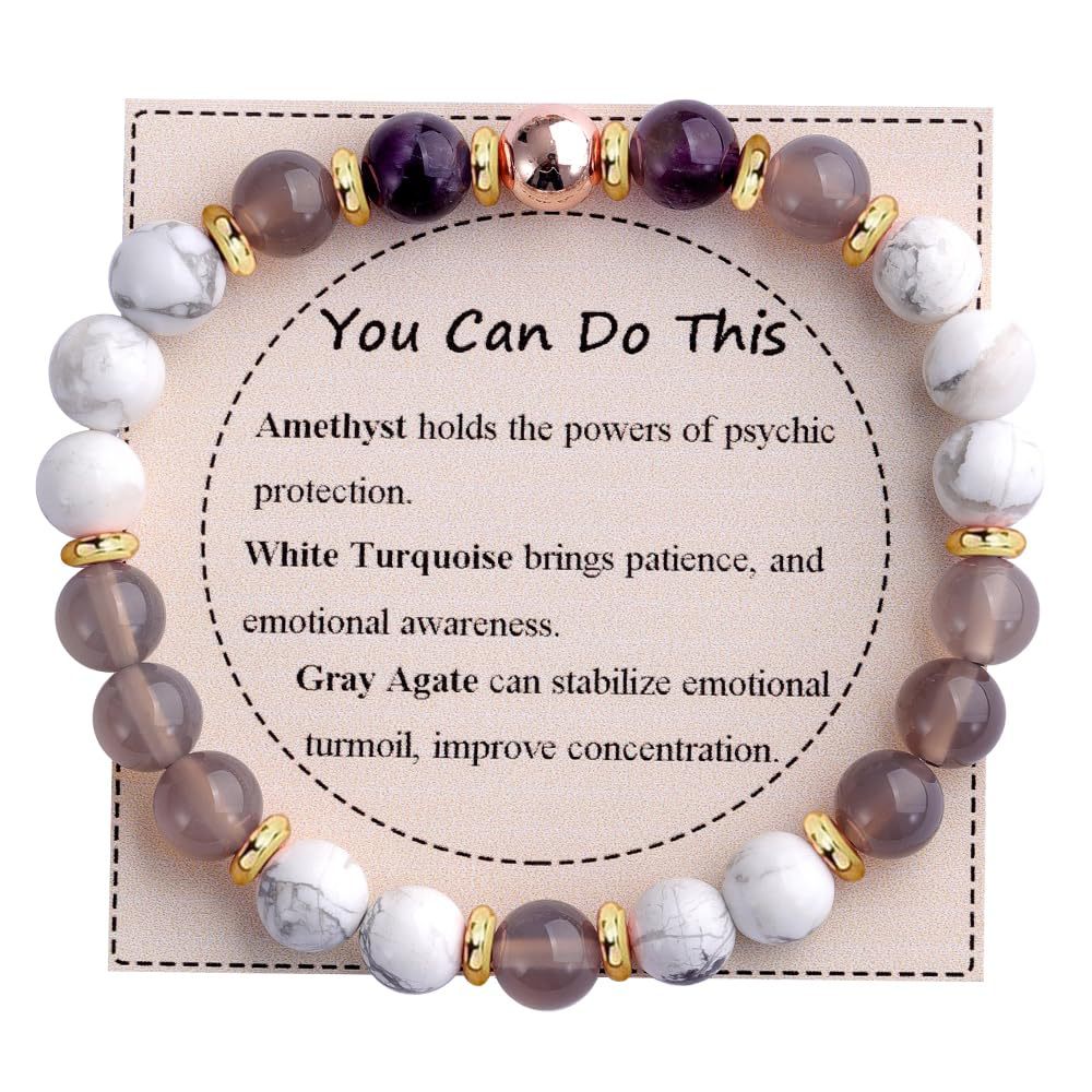 Adjustable Natural Stone Bracelet – Handmade Healing Crystal Jewelry