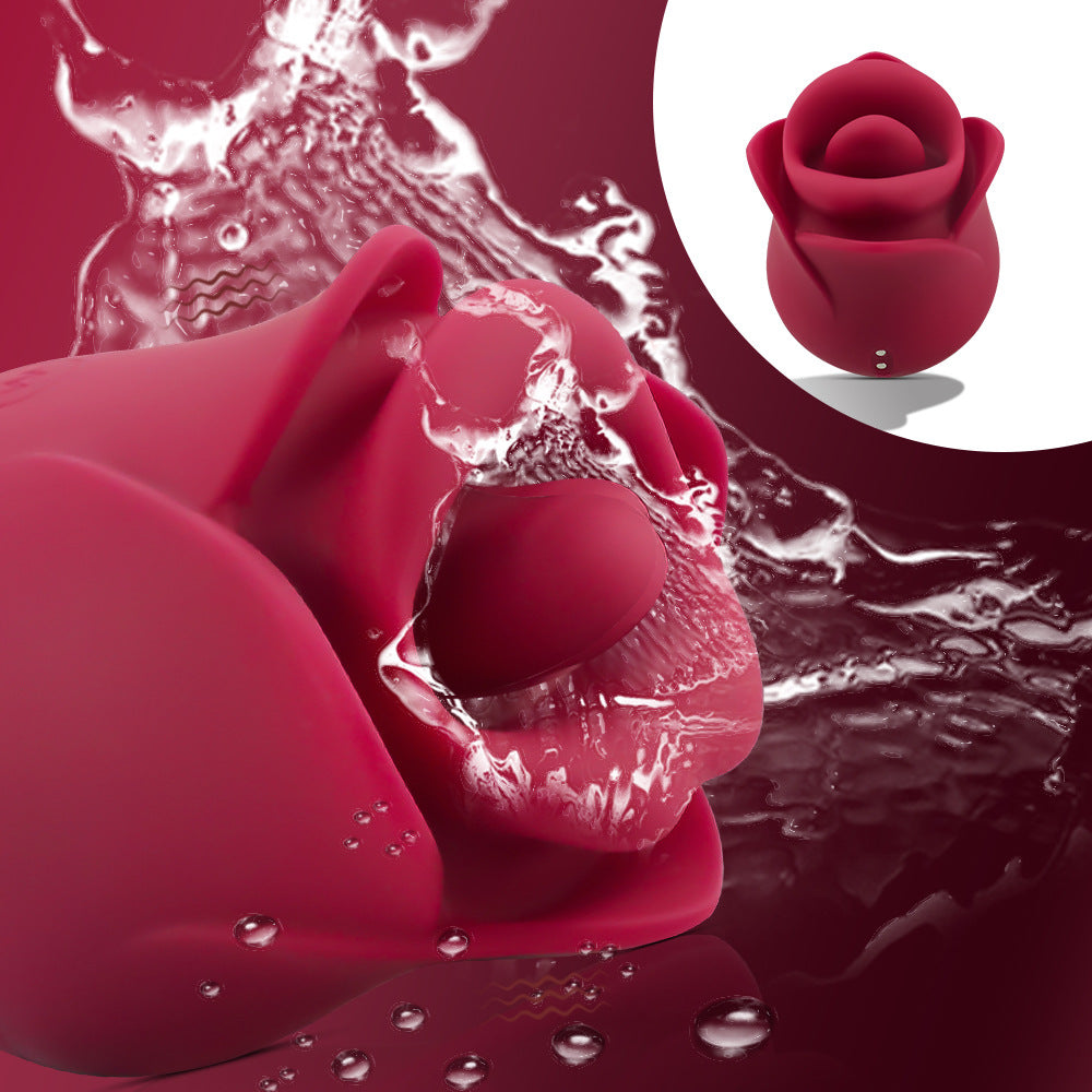 Red Rose Lip Massager – Women’s Personal Wellness & Comfort Device