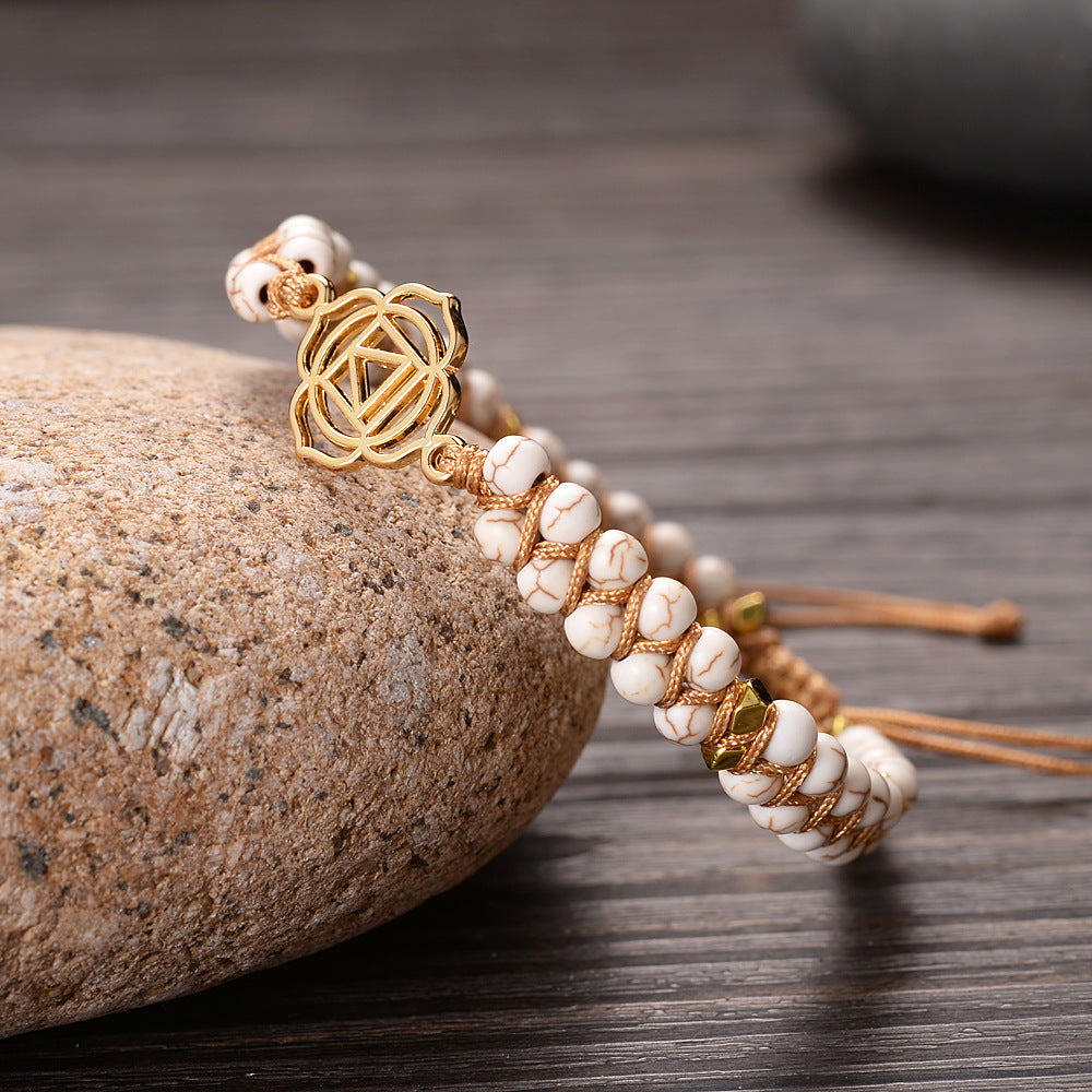 Seven Chakra Meditation Bracelet – Handmade Healing Crystal Jewelry