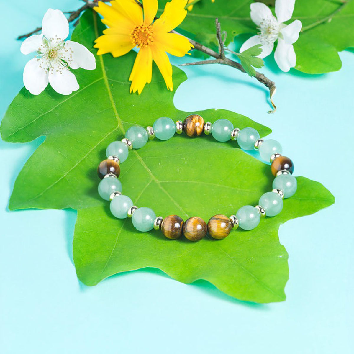 Women’s Handmade Green Aventurine Bracelet