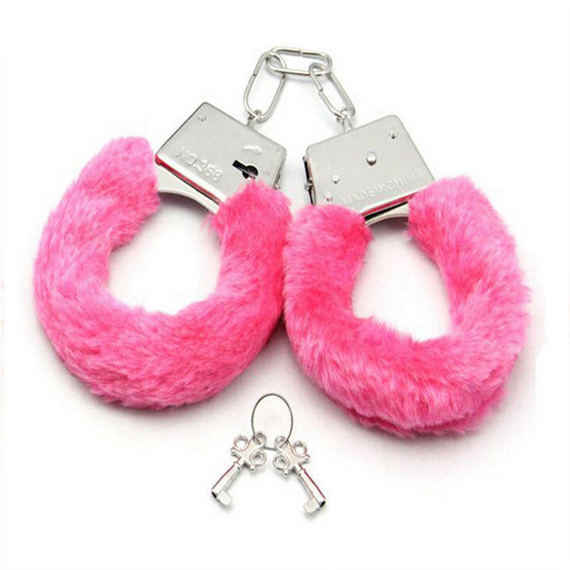 Valentine’s Plush Handcuff Toy – Soft Roleplay Party Accessory