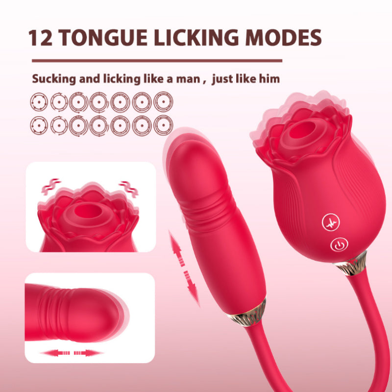 Rose Personal Wellness Massager – Rechargeable Silicone Device