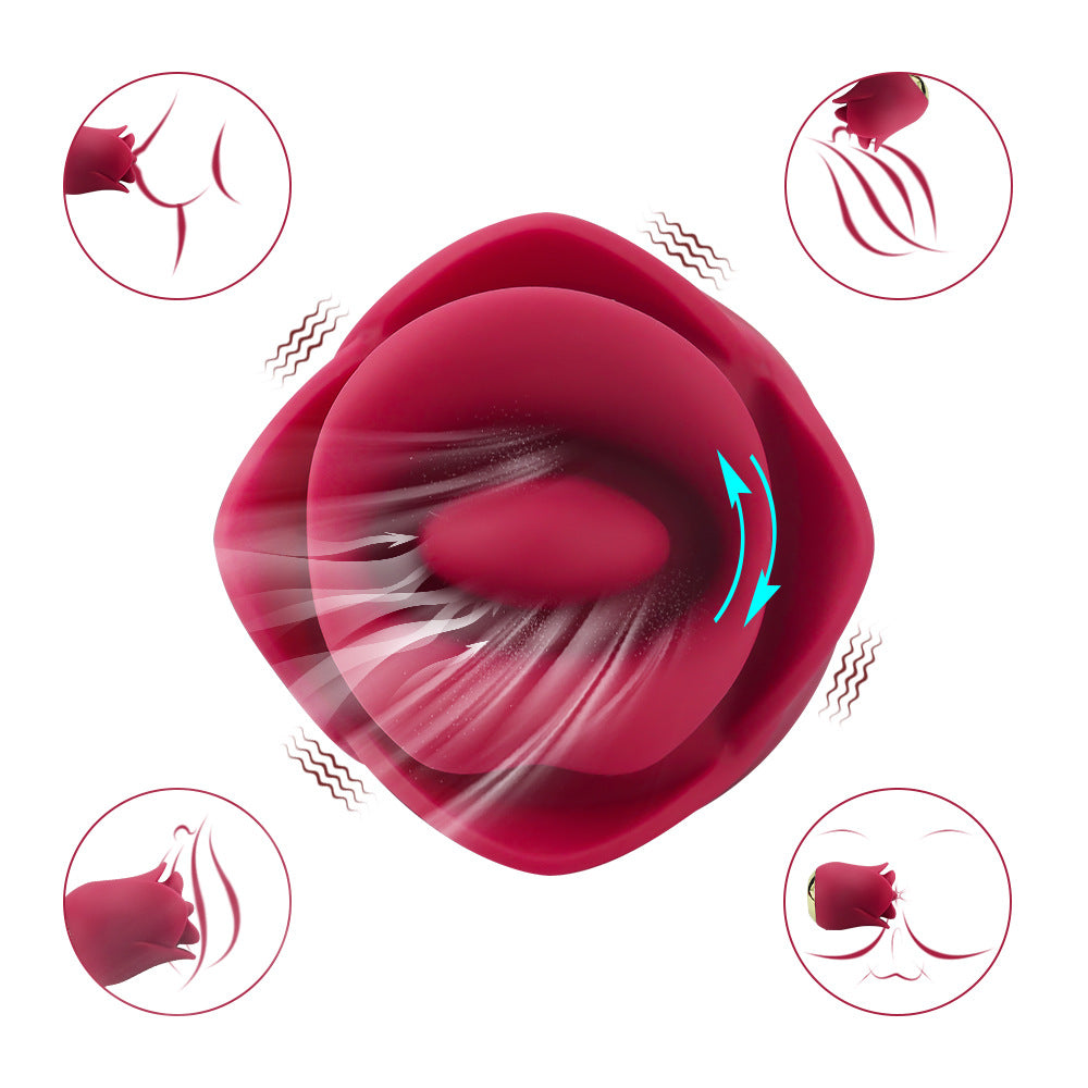 Red Rose Lip Massager – Women’s Personal Wellness & Comfort Device