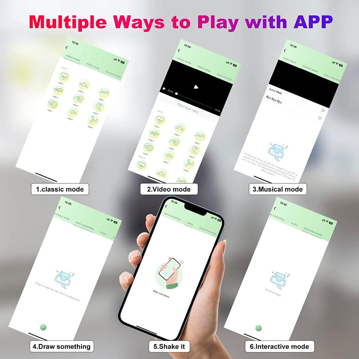 Smart APP Controlled Personal Wellness Device – Wireless Vibrating Massager