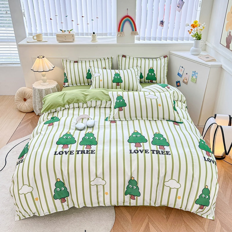 Pure Cotton Bed Sheet Set – Minimalist Home Bedding