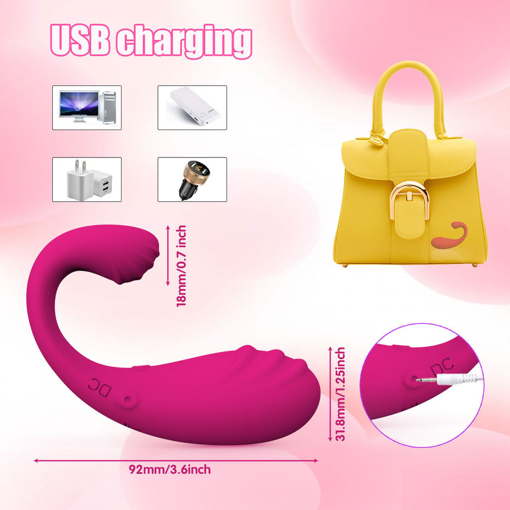 Smart APP Controlled Personal Wellness Device – Wireless Vibrating Massager
