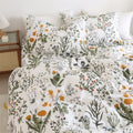 Dandelion Floral Pure Cotton Bedding Set – Soft Luxury Bed Sheets