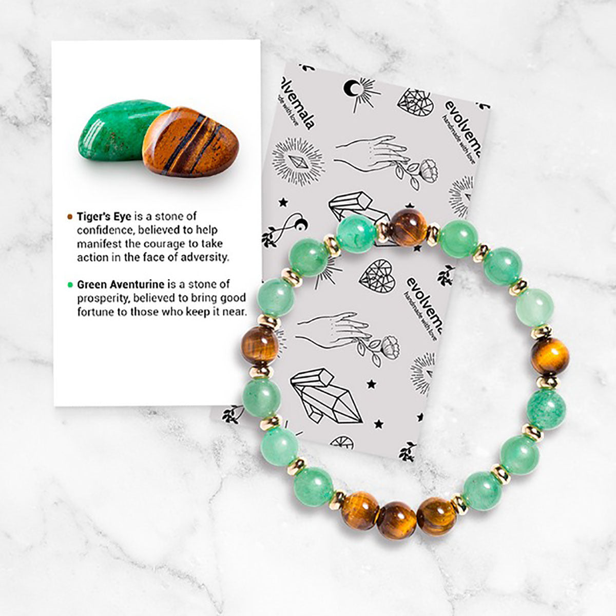 Women’s Handmade Green Aventurine Bracelet