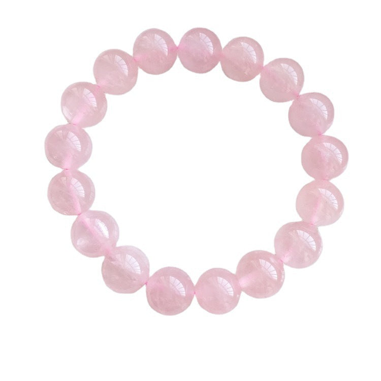 Natural Rose Quartz Healing Bracelet – Fresh & Minimalist Crystal Jewelry