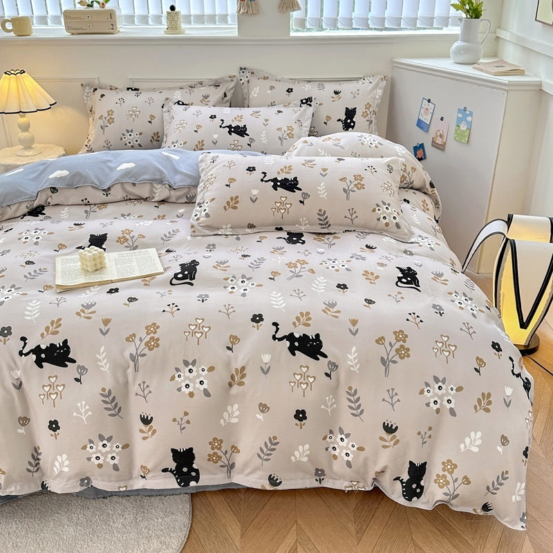Pure Cotton Bed Sheet Set – Minimalist Home Bedding