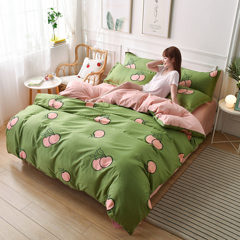 4-Piece Bedding Set – Soft Home Textile Bed Sheets for Comfortable Sleep