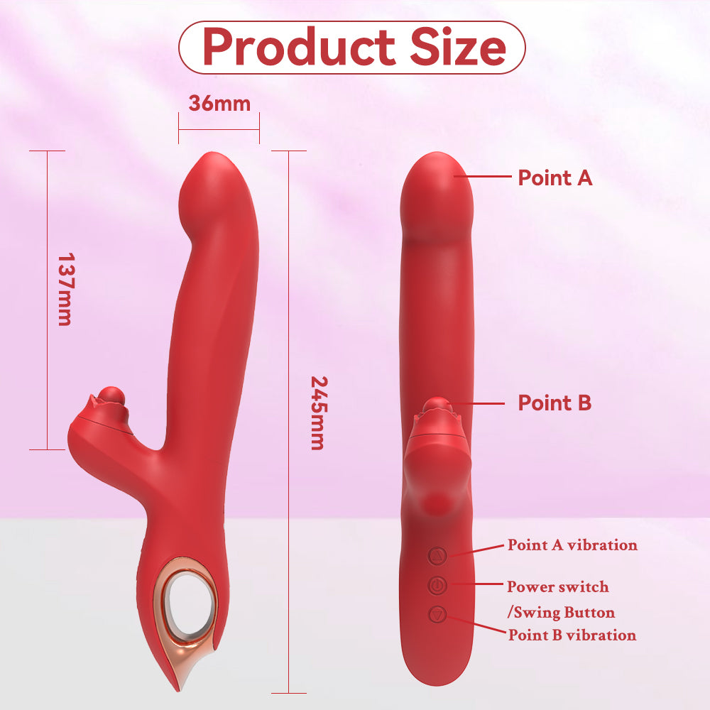 Dual Vibration Wand Massager – Clitoral & G-Spot Personal Wellness Device (Multiple Modes)