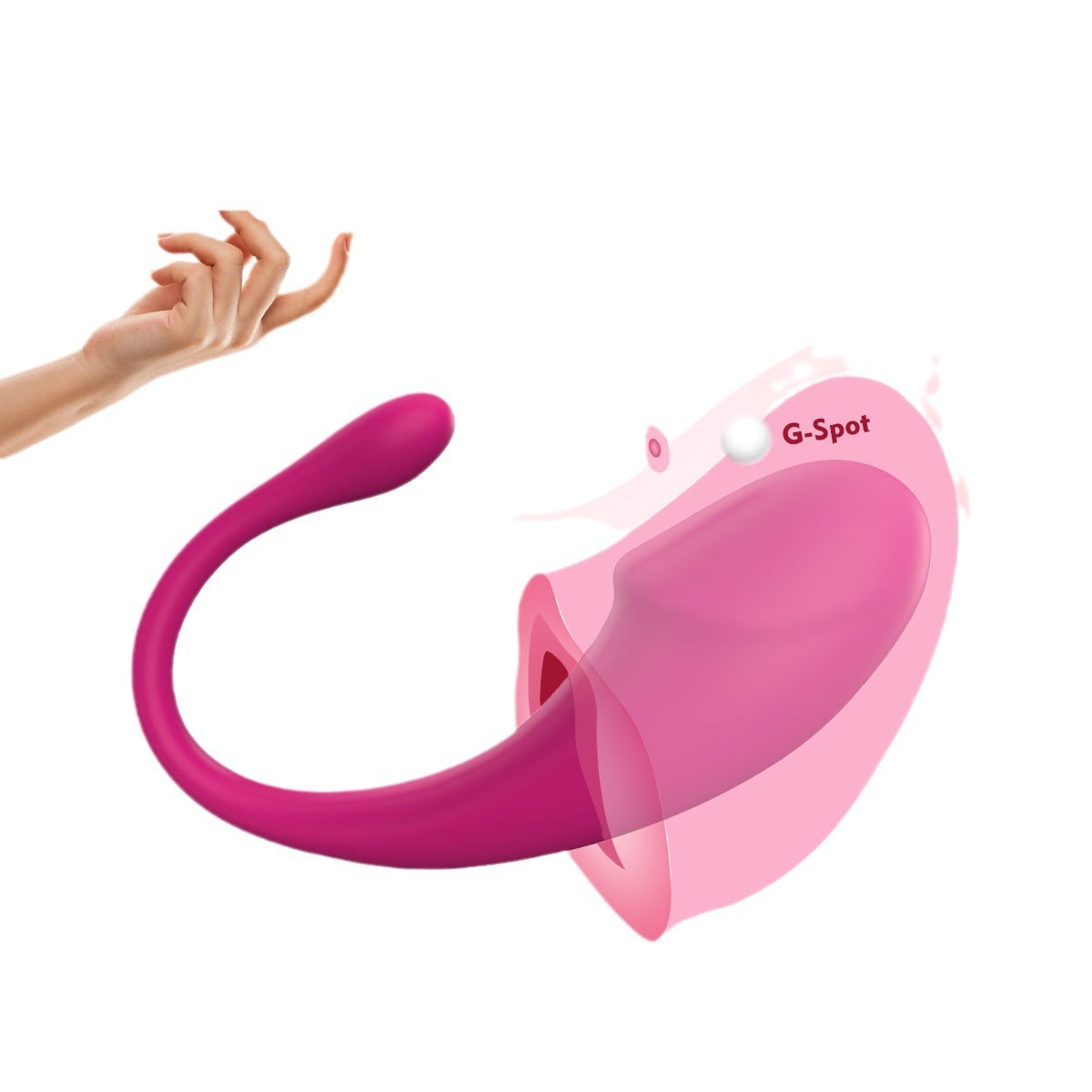Smart APP Controlled Personal Wellness Device – Wireless Vibrating Massager