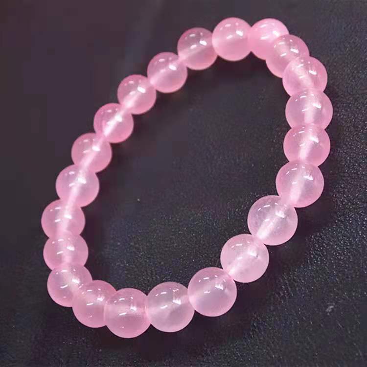 Natural Rose Quartz Healing Bracelet – Fresh & Minimalist Crystal Jewelry