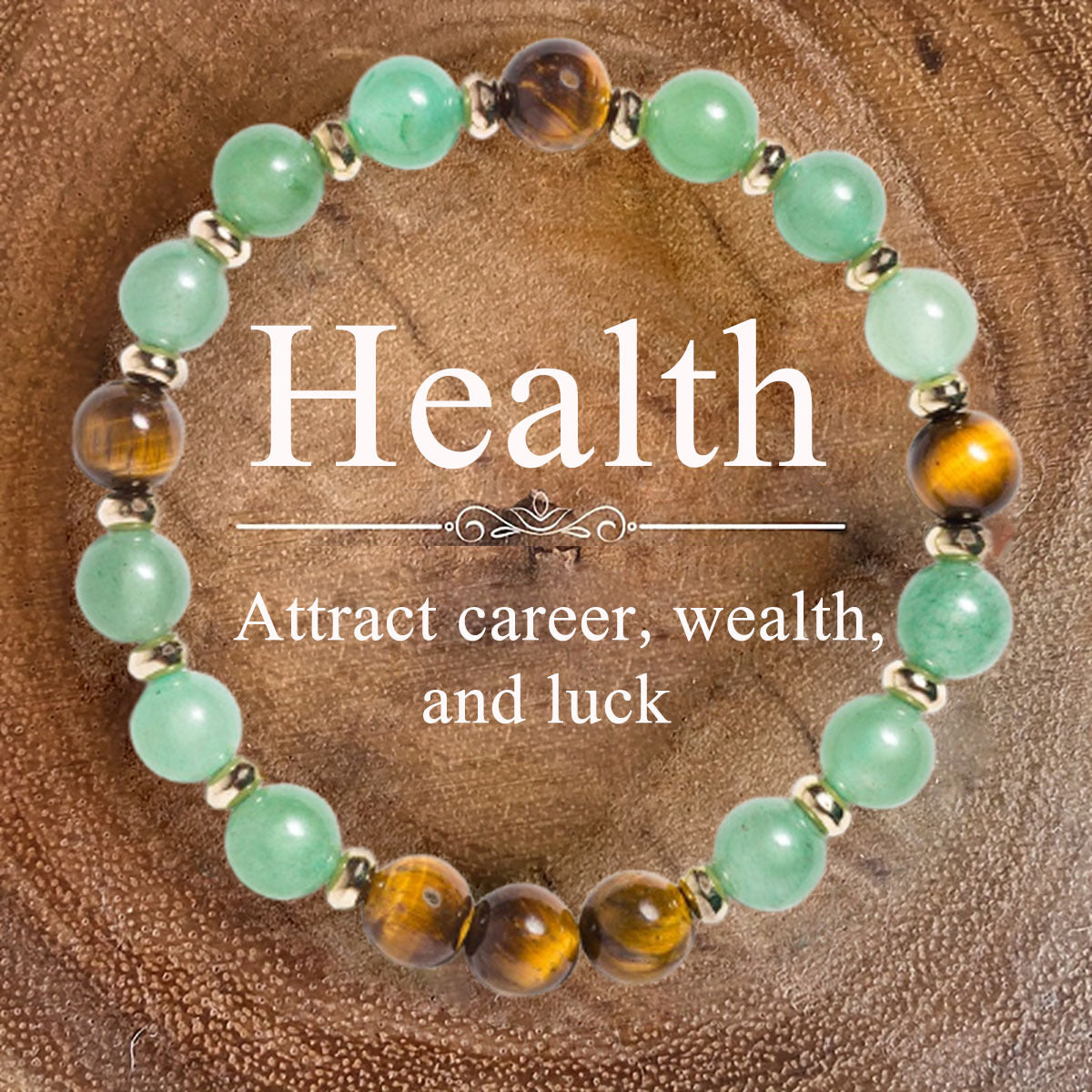 Women’s Handmade Green Aventurine Bracelet