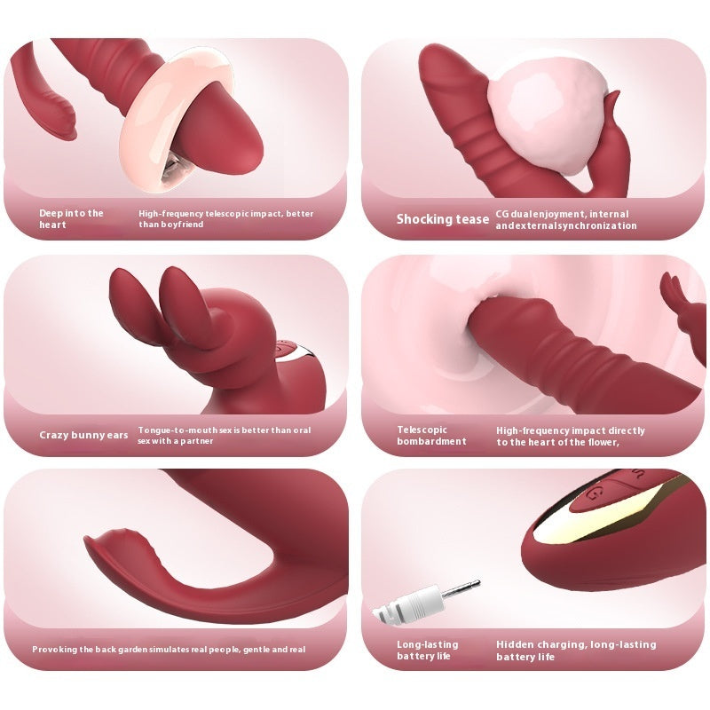 Dual Pulse Women’s Massager – Rechargeable Personal Wellness Device