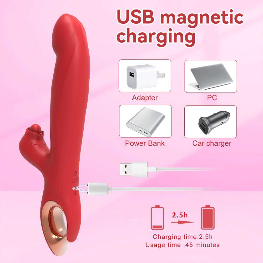 Dual Vibration Wand Massager – Clitoral & G-Spot Personal Wellness Device (Multiple Modes)