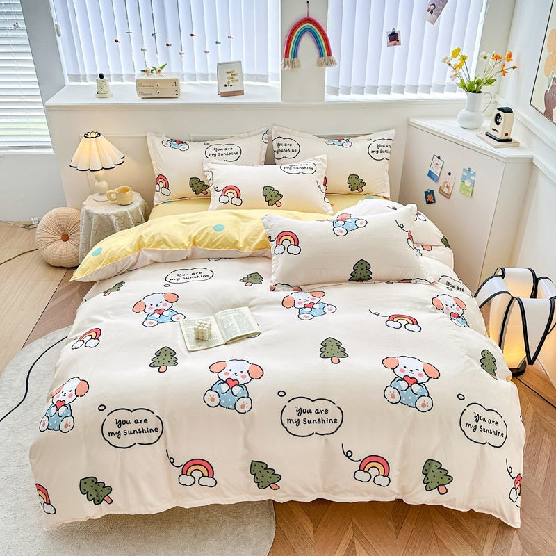 Pure Cotton Bed Sheet Set – Minimalist Home Bedding