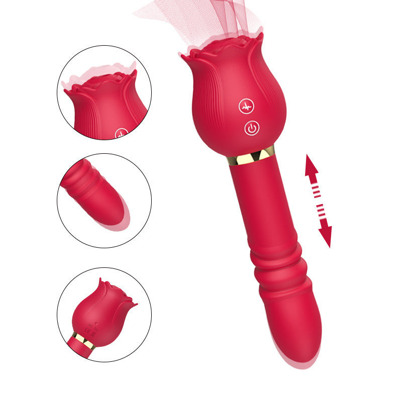 Rose Personal Wellness Massager – Rechargeable Silicone Device