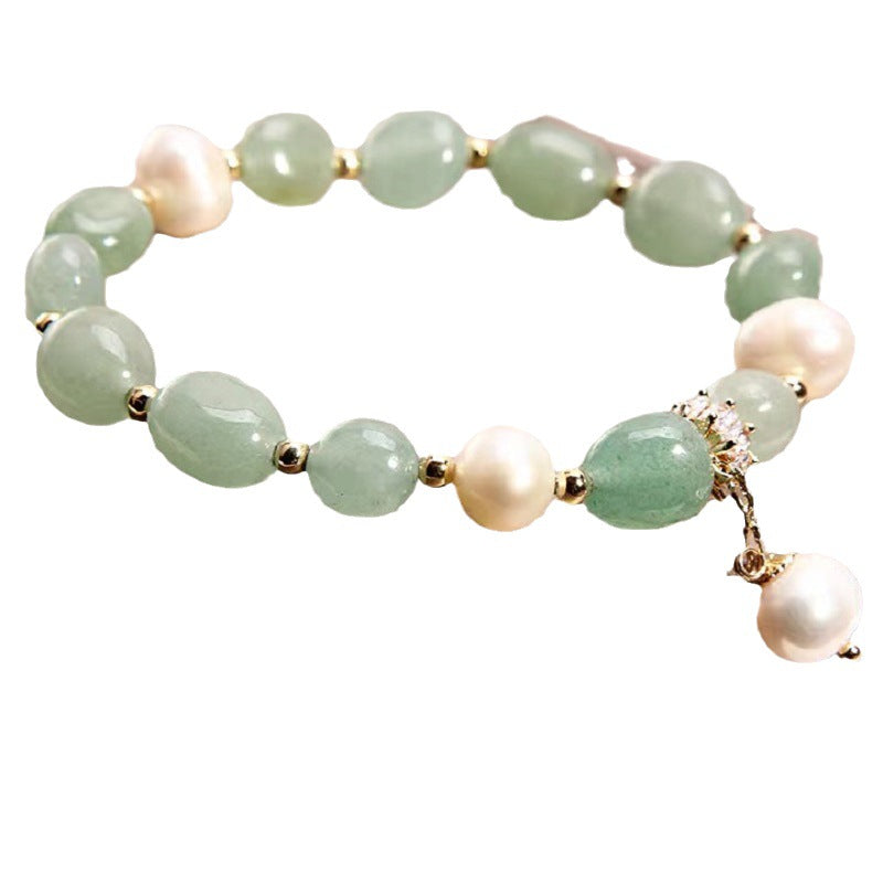 Handmade Freshwater Purple Pearl Crystal Bracelet – Elegant Women’s Jewelry