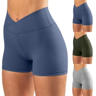 PASUXI Seamless Workout Shorts for Women – High Waisted Summer Athletic Fitness Shorts | Breathable Running & Yoga Activewear