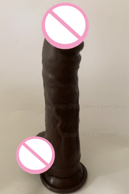 3-in-1 Realistic Black Dildo Vibrator for Women – Heating, Thrusting, Swinging Silicone Penis with Suction Cup, Vibrating Adult Sex Toy - Image 7