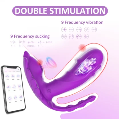 Clitoral Sucking Vibrator for Women – Wearable Nipple & Clit Stimulator, Licking & Suction Massager, USB Rechargeable Adult Sex Toy - Image 2